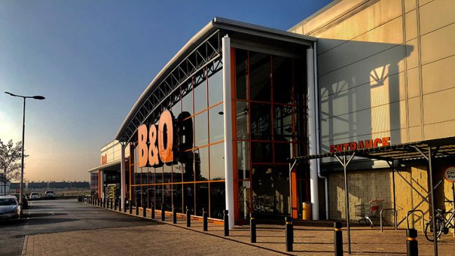 B&Q store front in Arcadia Athlone