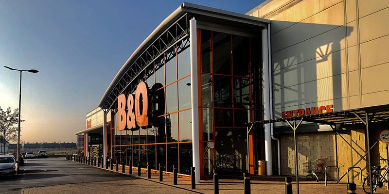 B&Q store front in Arcadia Athlone